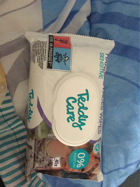 Khăn ướt Teddy care Hands And Face Wipes Sensitive