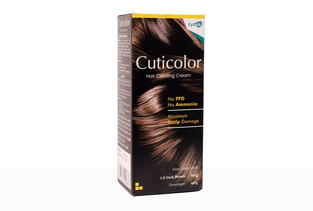 Cuticolor Hair Coloring Cream Dark Brown