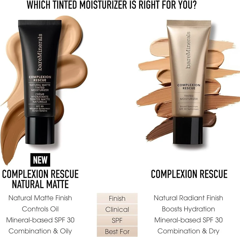 Dưỡng ẩm bareMinerals Complexion Rescue Natural Matte Tinted Moisturizer SPF 30