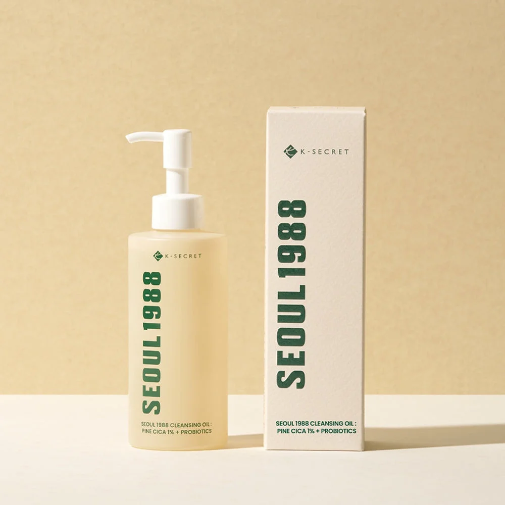 Dầu tẩy trang K-Secret Seoul 1988 Cleansing Oil : Pine Cica 1% + Probiotics