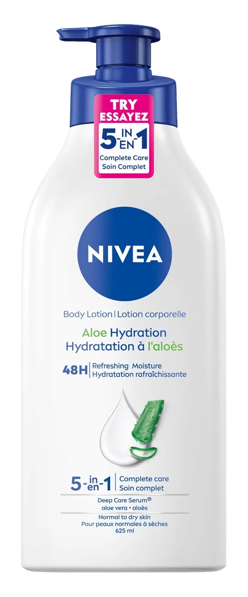 Nivea Aloe Hydration 5 In 1 Complete Care.