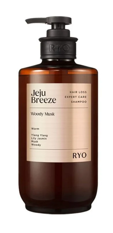 Dầu gội Ryo Hair Loss Expert Care Perfume Shampoo Jeju Breeze Woody Musk 585 Ml.