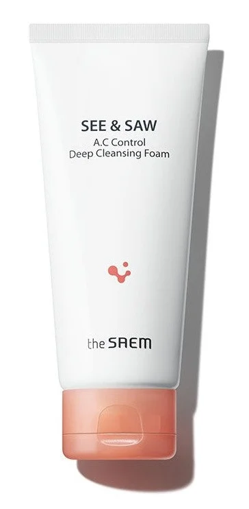 Sữa rửa mặt The Saem See & Saw A.C Control Deep Cleansing Foam