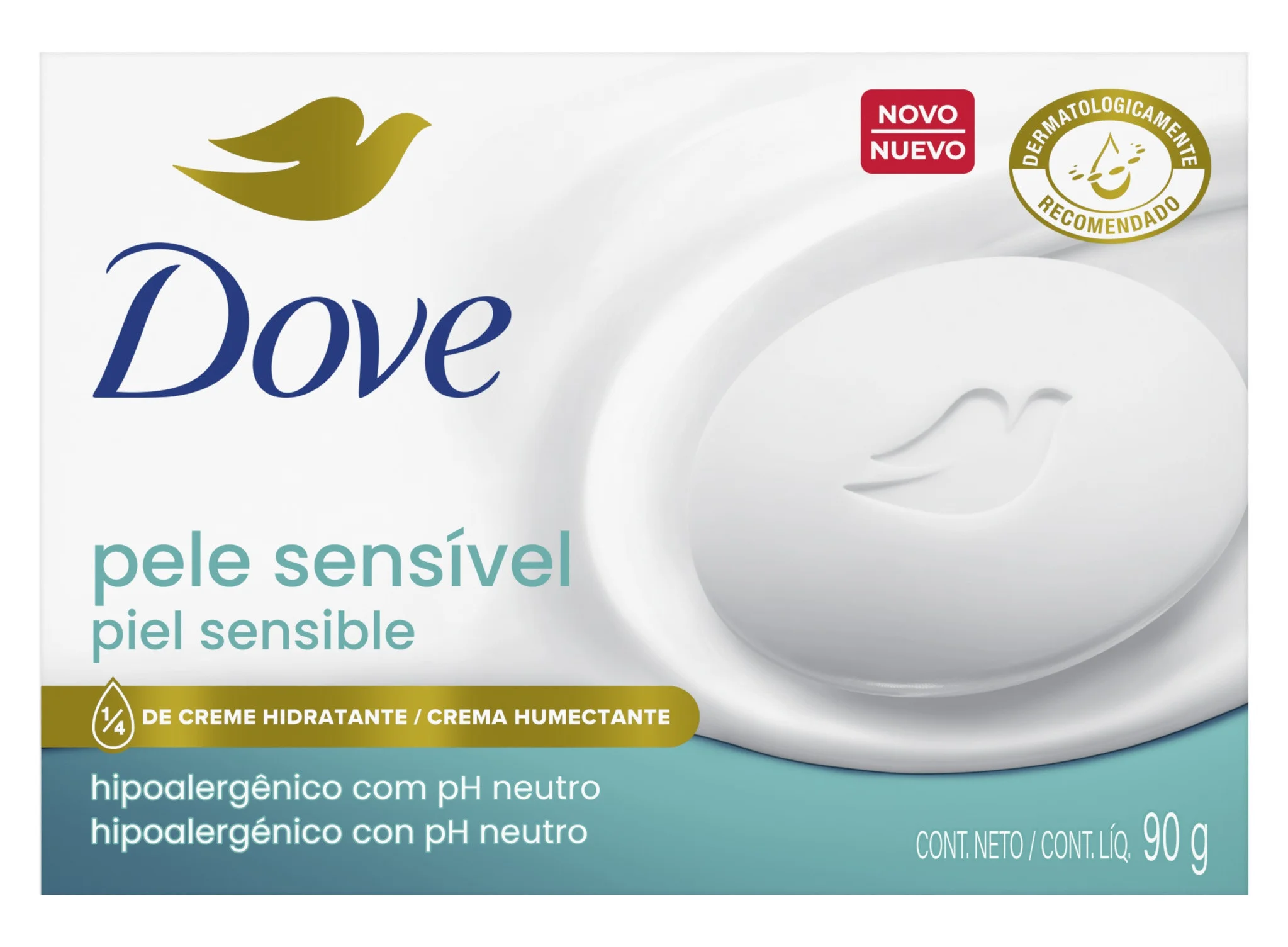 Dove Sabonete Em Barra Pele Sensível