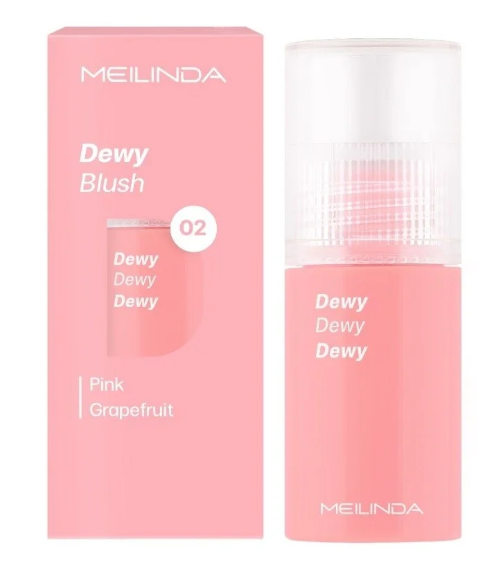 Phấn má hồng Meilinda Dewy Blush 5.5ml. 02 Pink Grapefruit