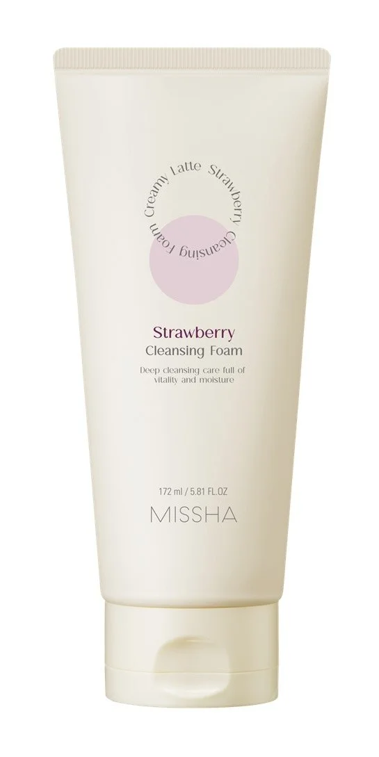 Sữa rửa mặt Missha Creamy Latte Cleansing Foam Strawberry