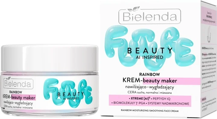 Kem dưỡng dành cho mặt Bielenda Future Beauty Rainbow Moisturizing-Smoothing Face Cream