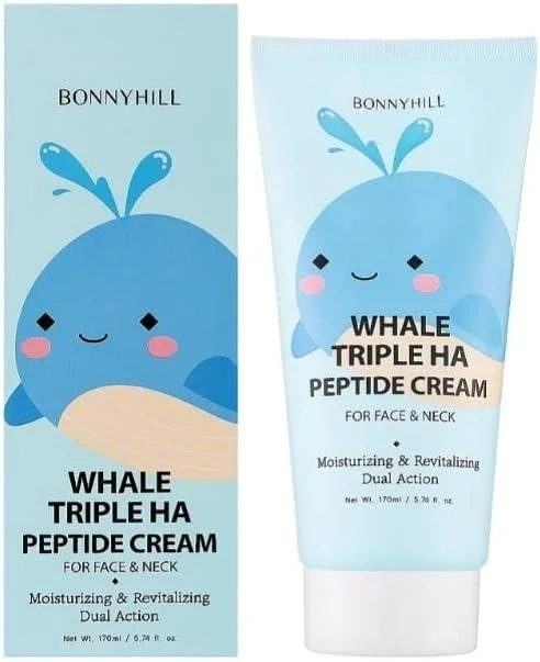 Bonny Hill Whale Triple Ha Peptide Cream For Face & Neck