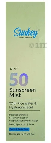 Kem chống nắng Sunkey Sunscreen Mist SPF 50 PA++++