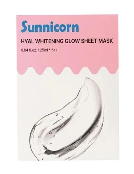 Sunnicorn Hyal Whitening Glow Sheet Mask