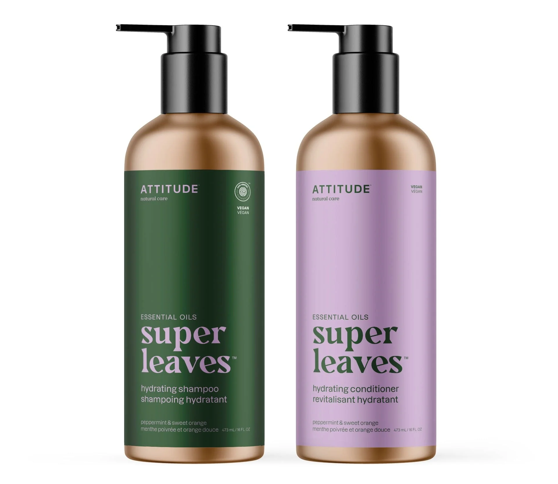 Attitude Super Leaves™ | Essential Oils : Hydrating Conditioner – Peppermint & Sweet Orange