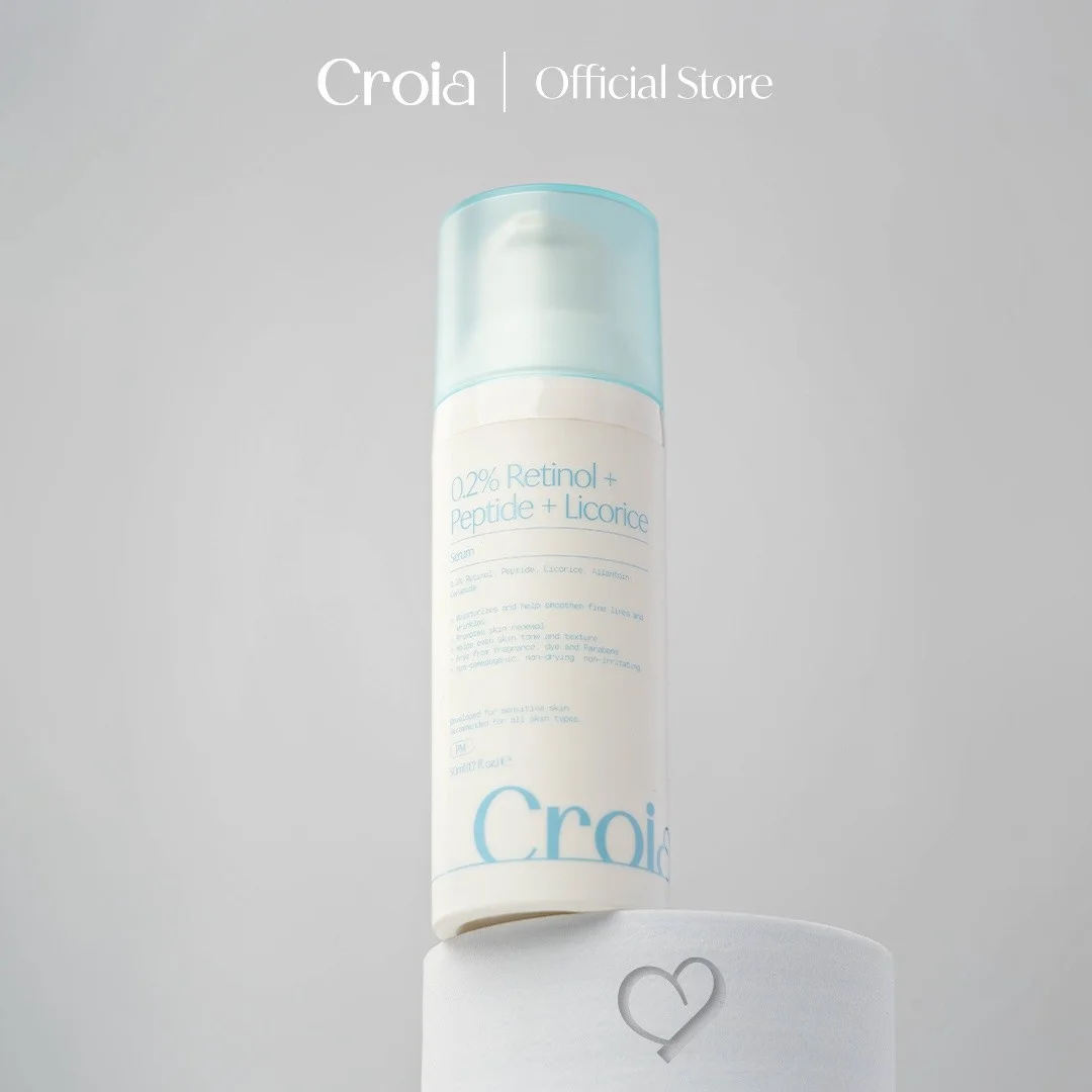 Tinh chất Croia 0.2% Retinol + Peptide + Licorice Serum