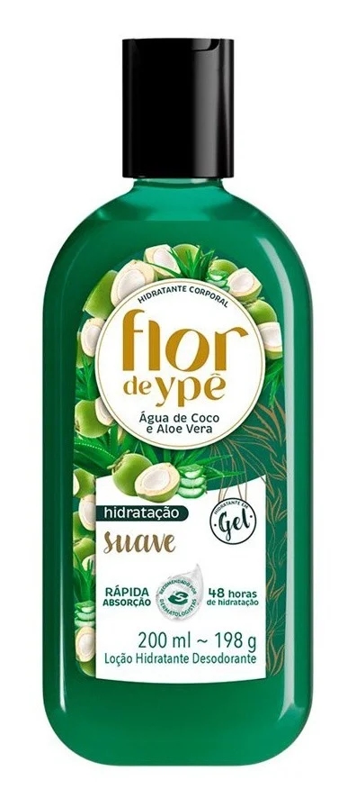 Flor de ypê Hidratante Corporal Água De Coco E Aloe Vera
