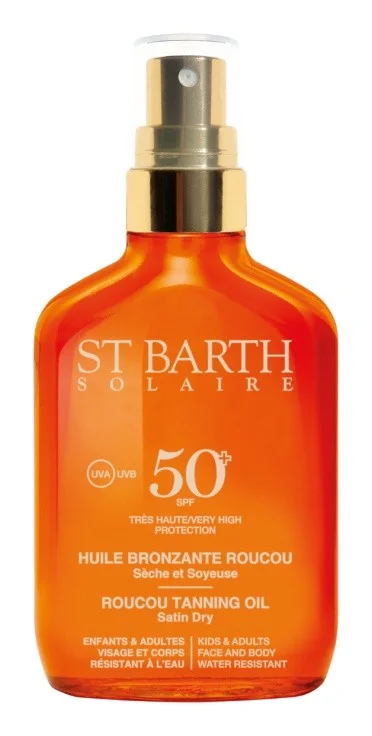 St. Barth Roucou Tanning Oil SPF 50