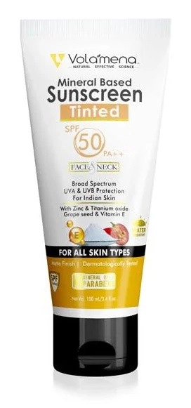Volamena Tinted Mineral Based Sunscreen 50++