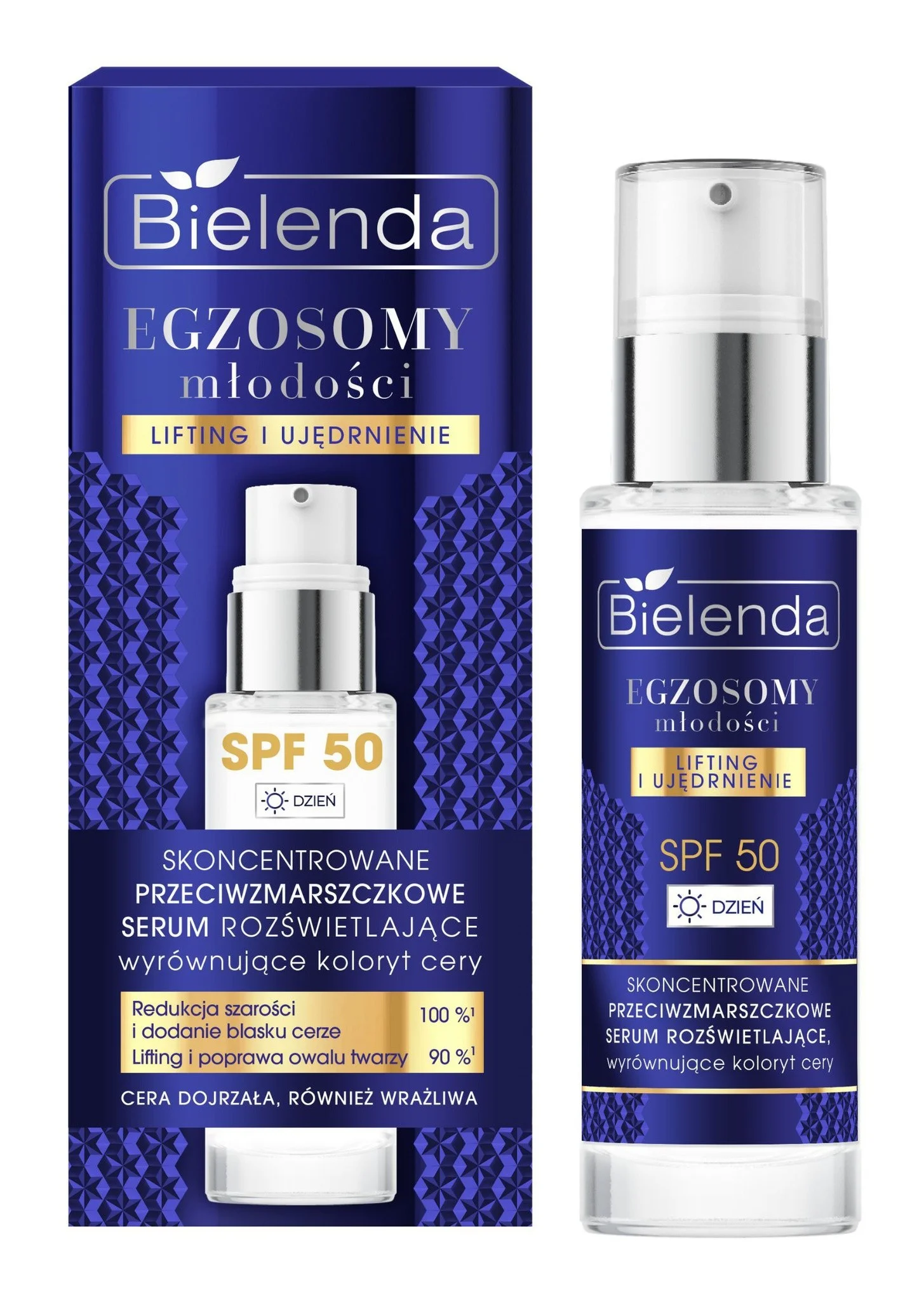 Bielenda Youth Exosomes Concentrated Anti-Wrinkle Illuminating Serum SPF 50
