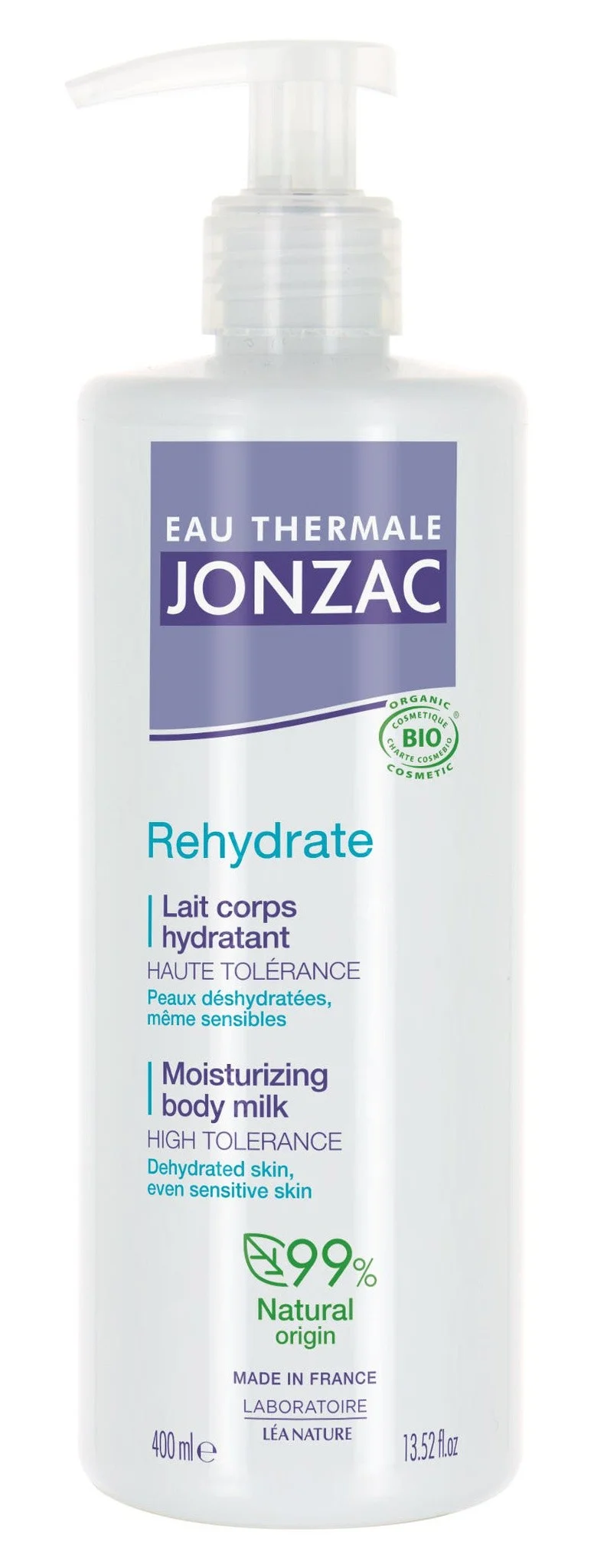 Eau Thermale Jonzac® Lait Corps Réhydratant Bio