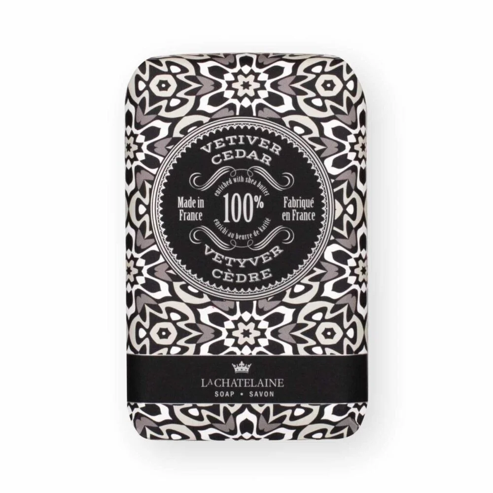Xà phòng Le Chatelaine Vetiver Cedar Shea Butter Body Soap Bar
