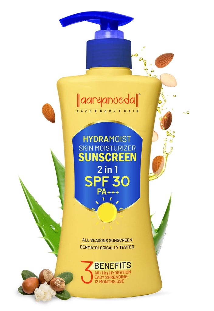 Aryanveda Hydramoist Skin Moisturizer Sunscreen 2 In 1 SPF 30 Pa+++