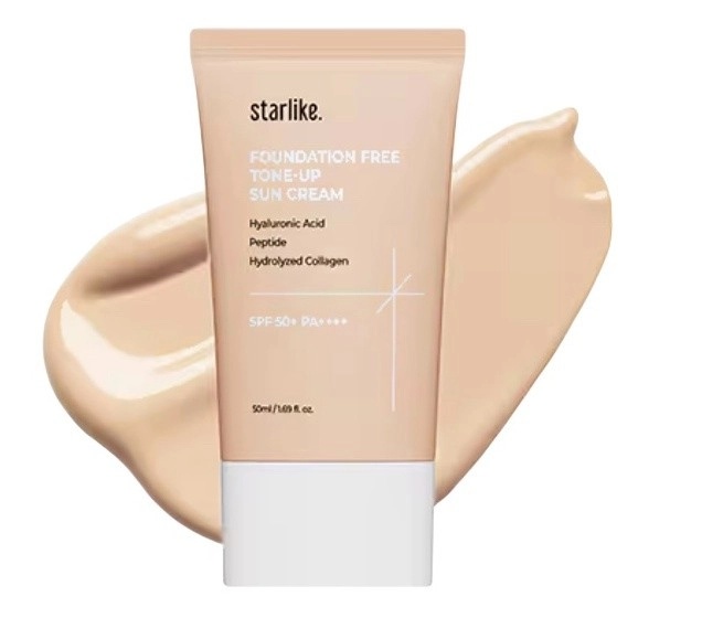 Starlike Foundation Free Tone-up Sun Cream SPF50 +