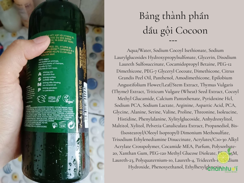 dầu gội Cocoon (1)