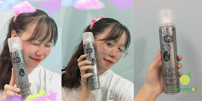 dầu gội khô Girlz Only (3)