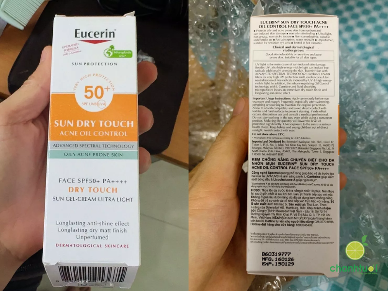 kem chống nắng Eucerin Oil Control Dry Touch (1)