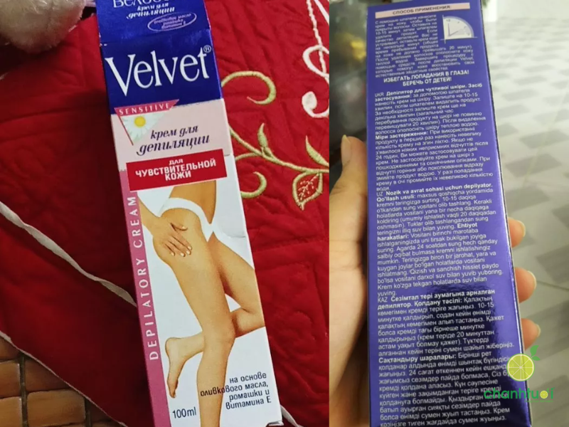 Kem tẩy lông Velvet (6)