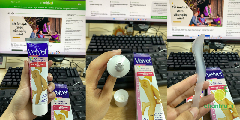 Kem tẩy lông Velvet (8)