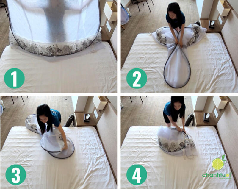 hdsd màn chụp tự bung