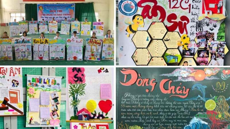 mẫu báo tường 20 11