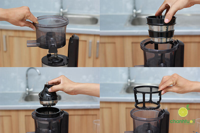 máy ép hoa quả chậm Panasonic MJ-L500SRA a