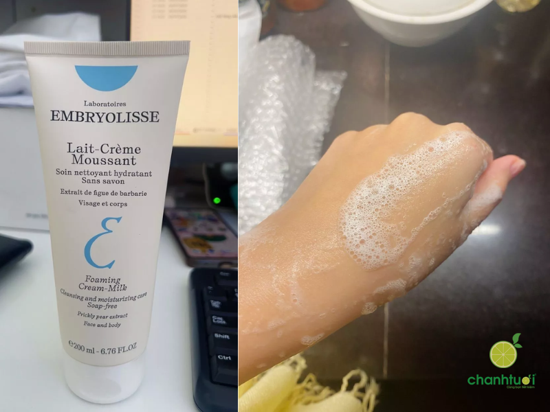sữa rửa mặt Embryolisse (8)