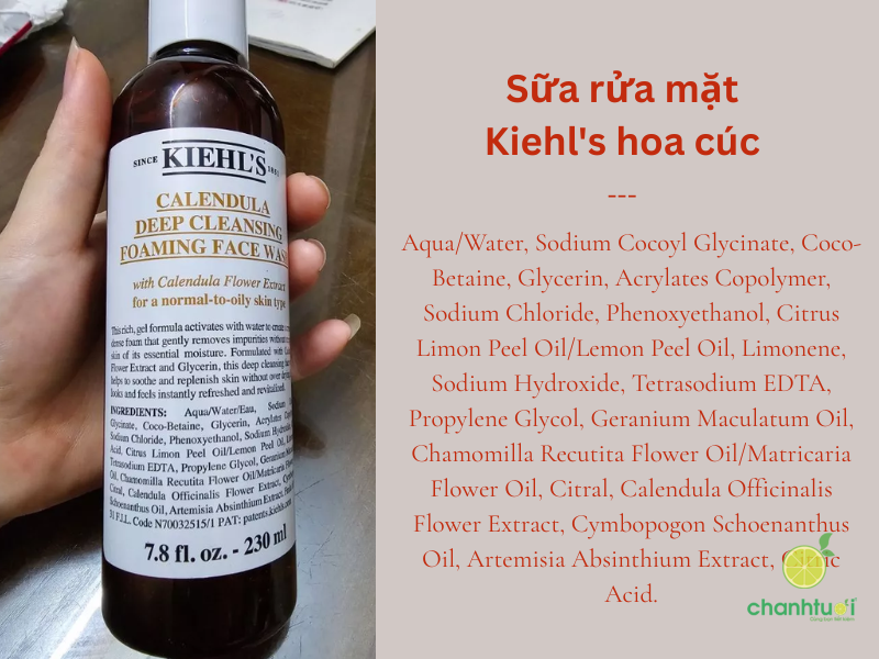 sữa rửa mặt Kiehl's hoa cúc (1)