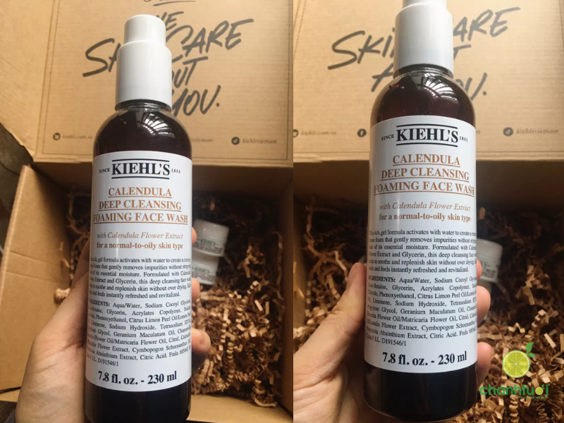 sữa rửa mặt Kiehl's hoa cúc