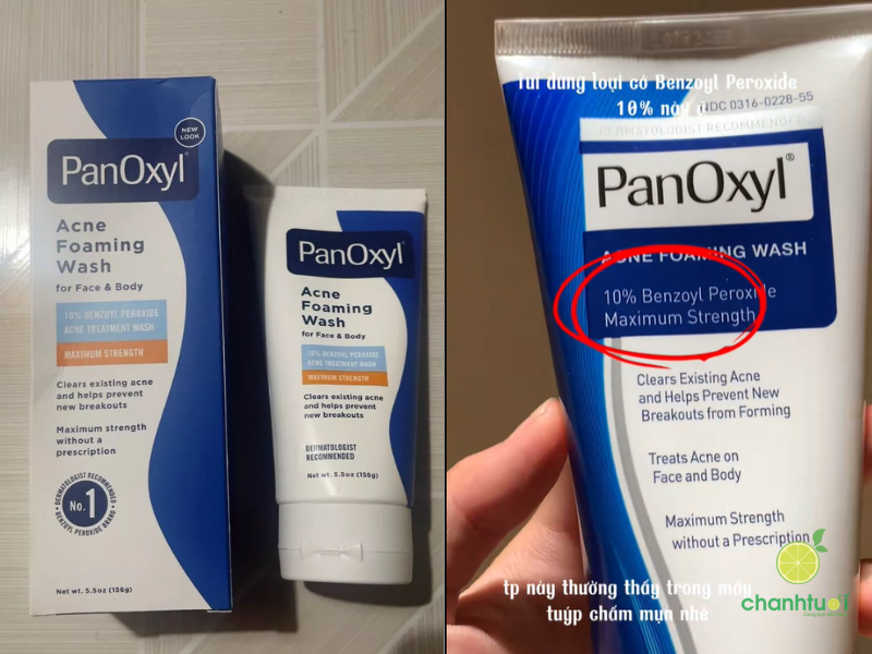 Sữa rửa mặt PanOxyl (4)