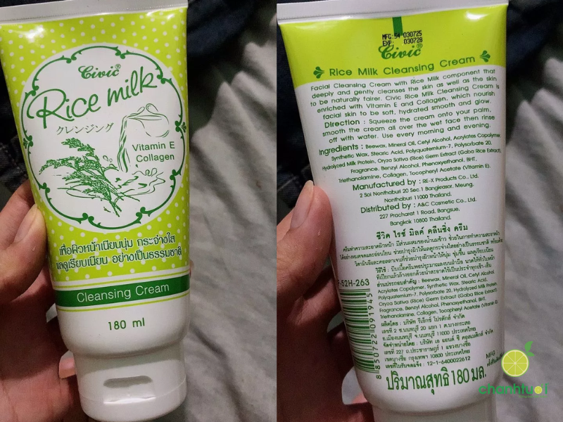 sữa rửa mặt Rice Milk (1)