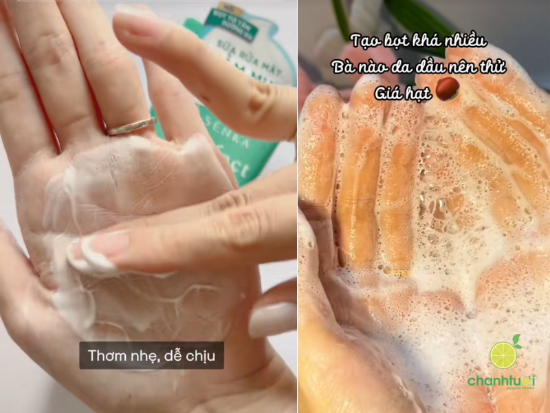 sữa rửa mặt senka cho da dầu mụn (3)