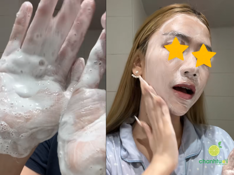 Sữa rửa mặt Senka màu vàng (3)-1