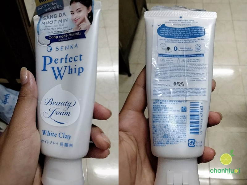sữa rửa mặt Senka trắng (2)