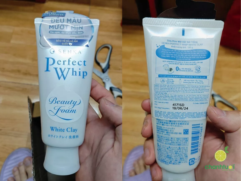 sữa rửa mặt Senka trắng (6)