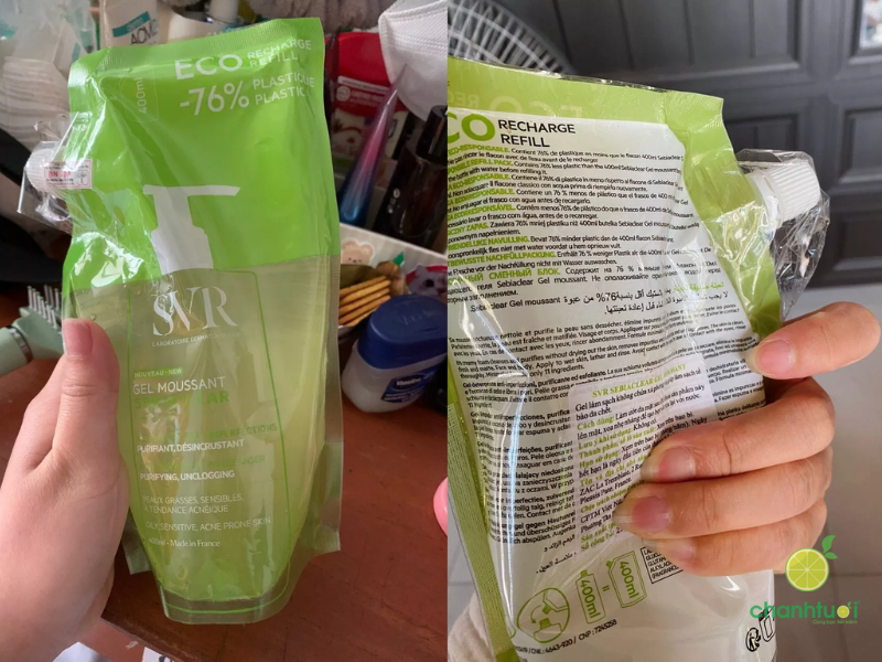 sữa rửa mặt SVR Sebiaclear Gel Moussant (5)