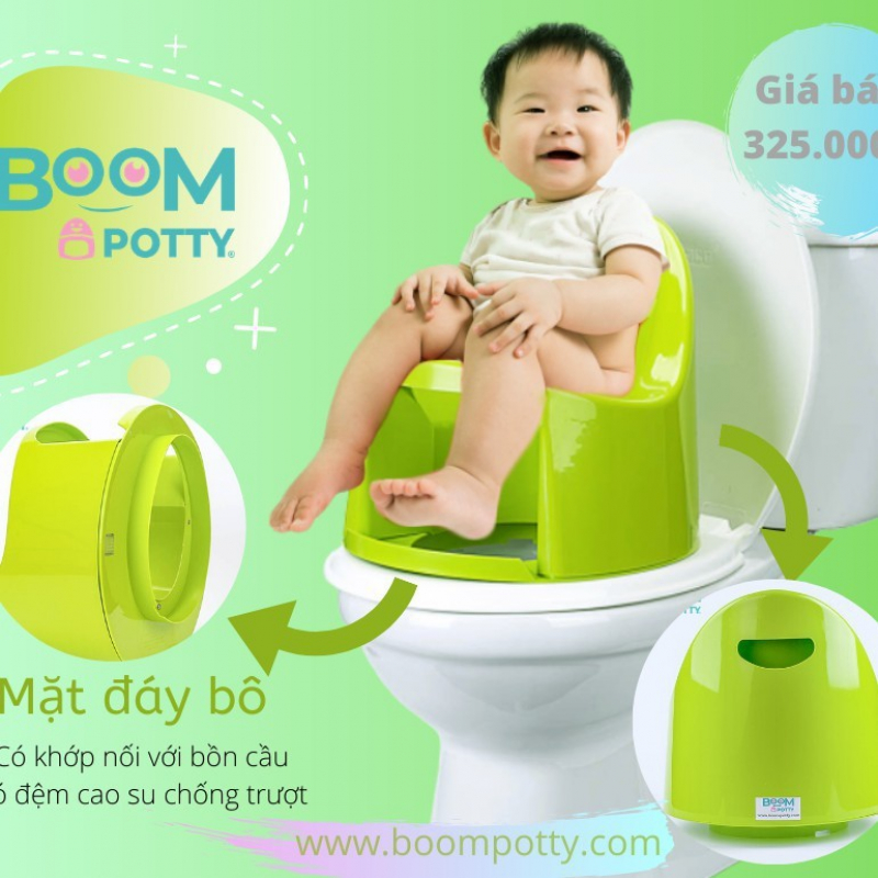 BỆ LÓT THU NHỎ ĐA NĂNG BOOM POTTY