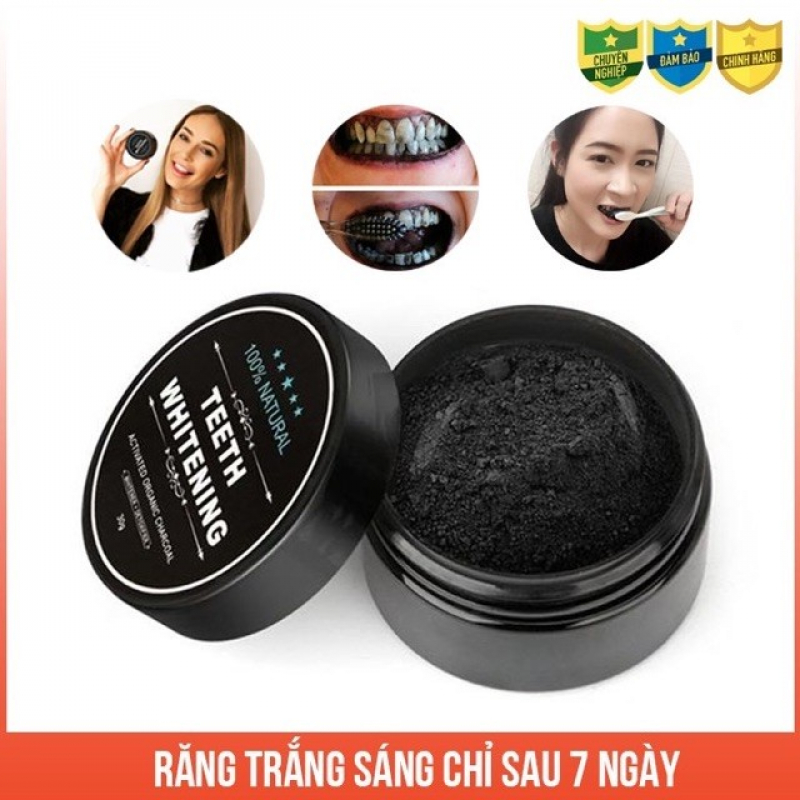 Bột tẩy trắng răng than tre whitening