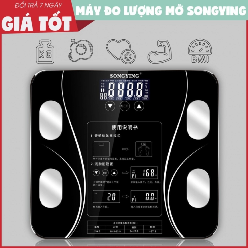 Cân Điện Tử Đo Lượng Mỡ Cơ Thể SongYing