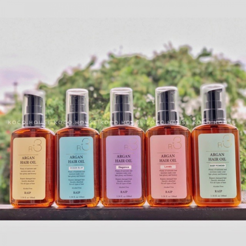 Dầu Dưỡng Tóc RAIP R3 Argan Hair Oil Phục Hồi Tóc Hư Tổn