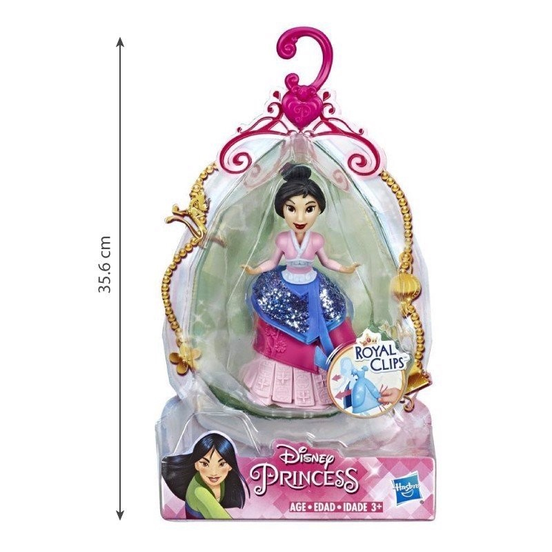 Đồ chơi búp bê công chúa Mulan mini Disney Princess