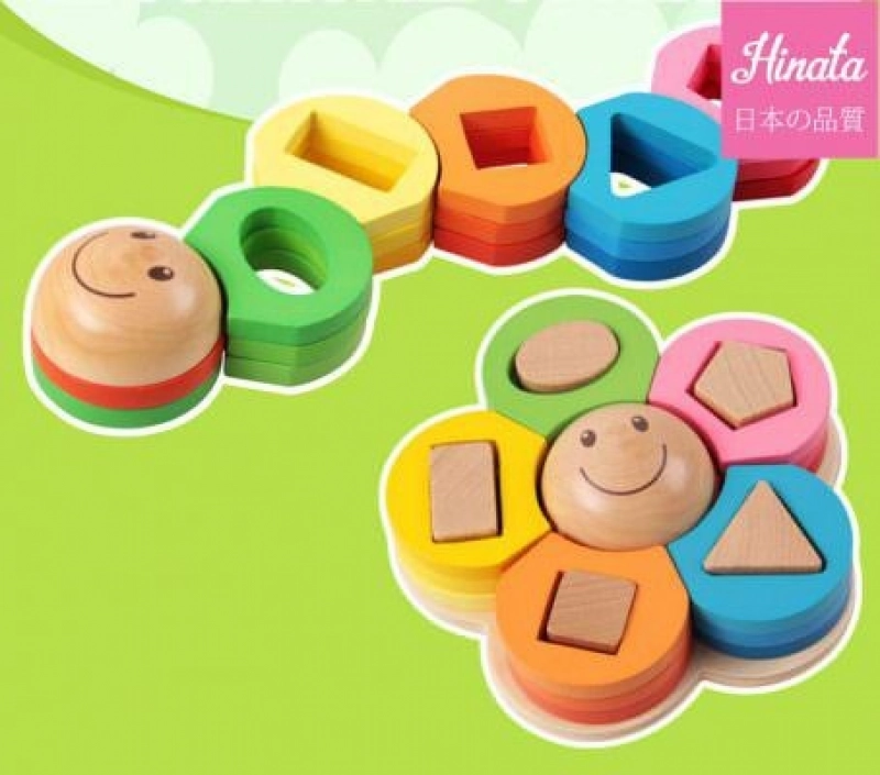 Bộ đồ chơi xếp hình bằng gỗ DC19 - Hinata