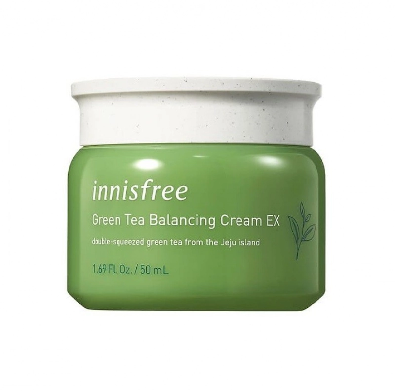 Kem dưỡng ẩm trà xanh đảo Jeju Innisfree Green Tea Balancing Cream EX