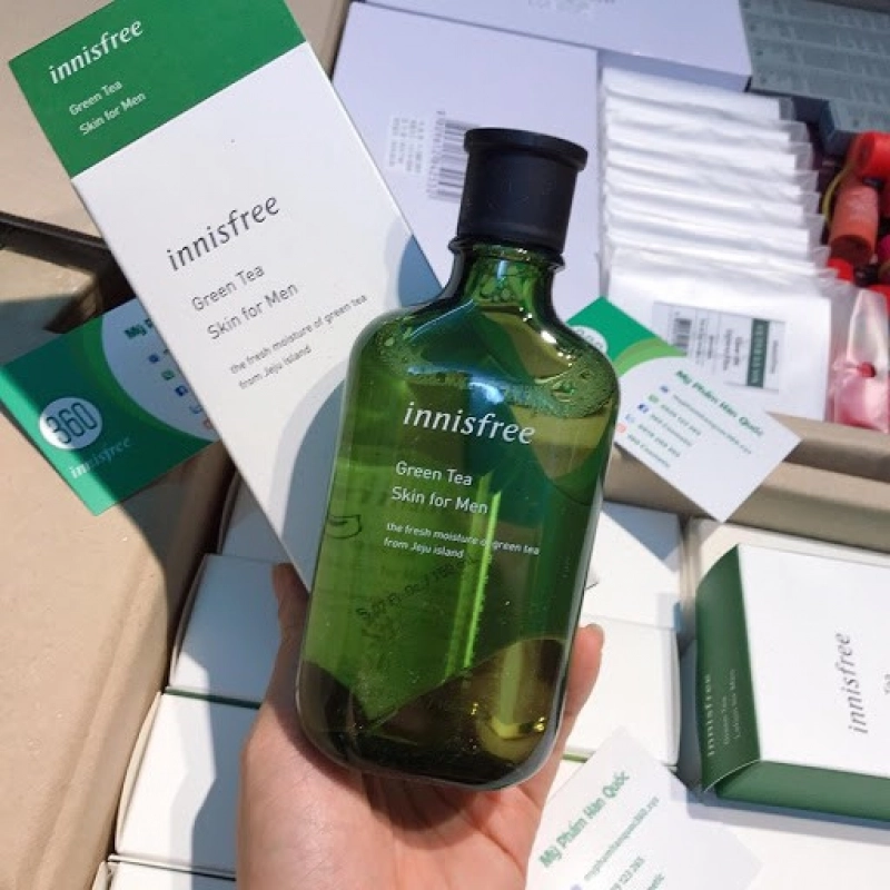 Nước hoa hồng cho nam Innisfree Green tea Skin for Men